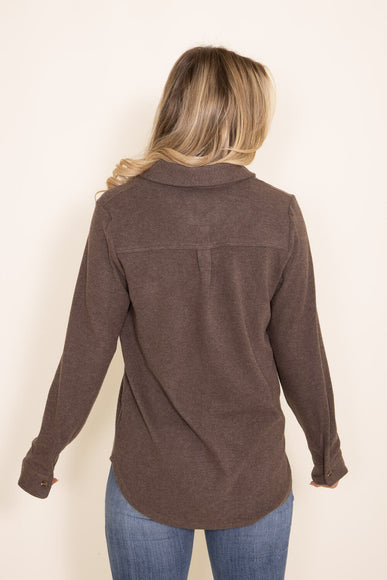 Thread & Supply Lewis Button Up Shirt for Women in Brown