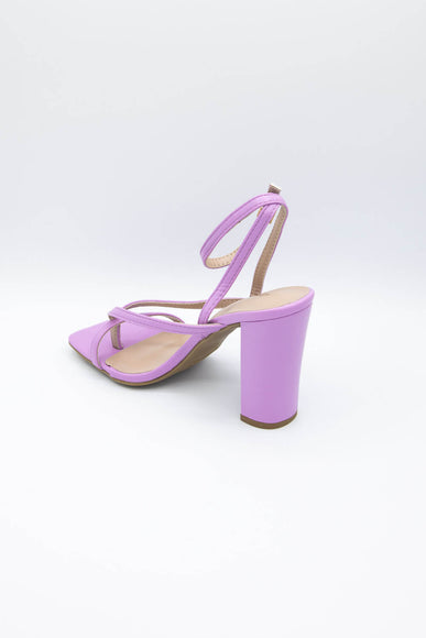 Top Moda Nile Strappy Heels for Women in Purple