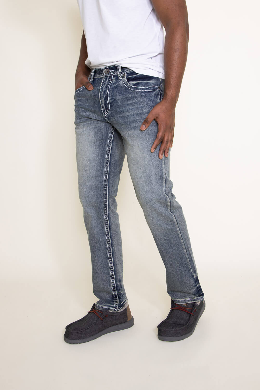 True Luck Kyle Straight Jeans for Men