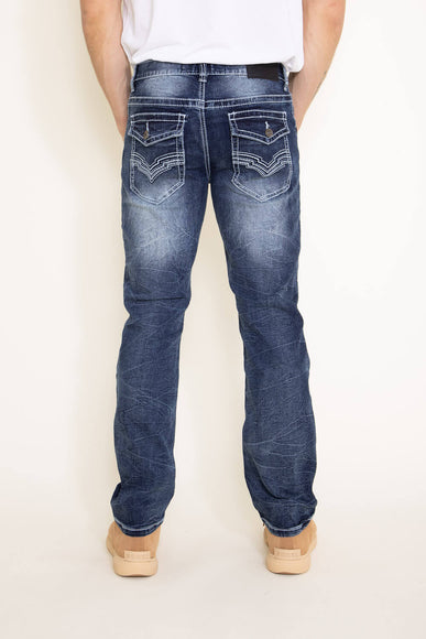 True Luck Zachary Bootcut Stretch Jeans for Men