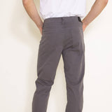 Union Five-Pocket Comfort Twill Pants for Men in Grey