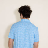 WearFirst Wanderer Japonica Button Down Shirt for Men in Blue