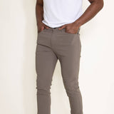 Weatherproof Vintage Faille Performance Pants for Men in Mushroom Brown