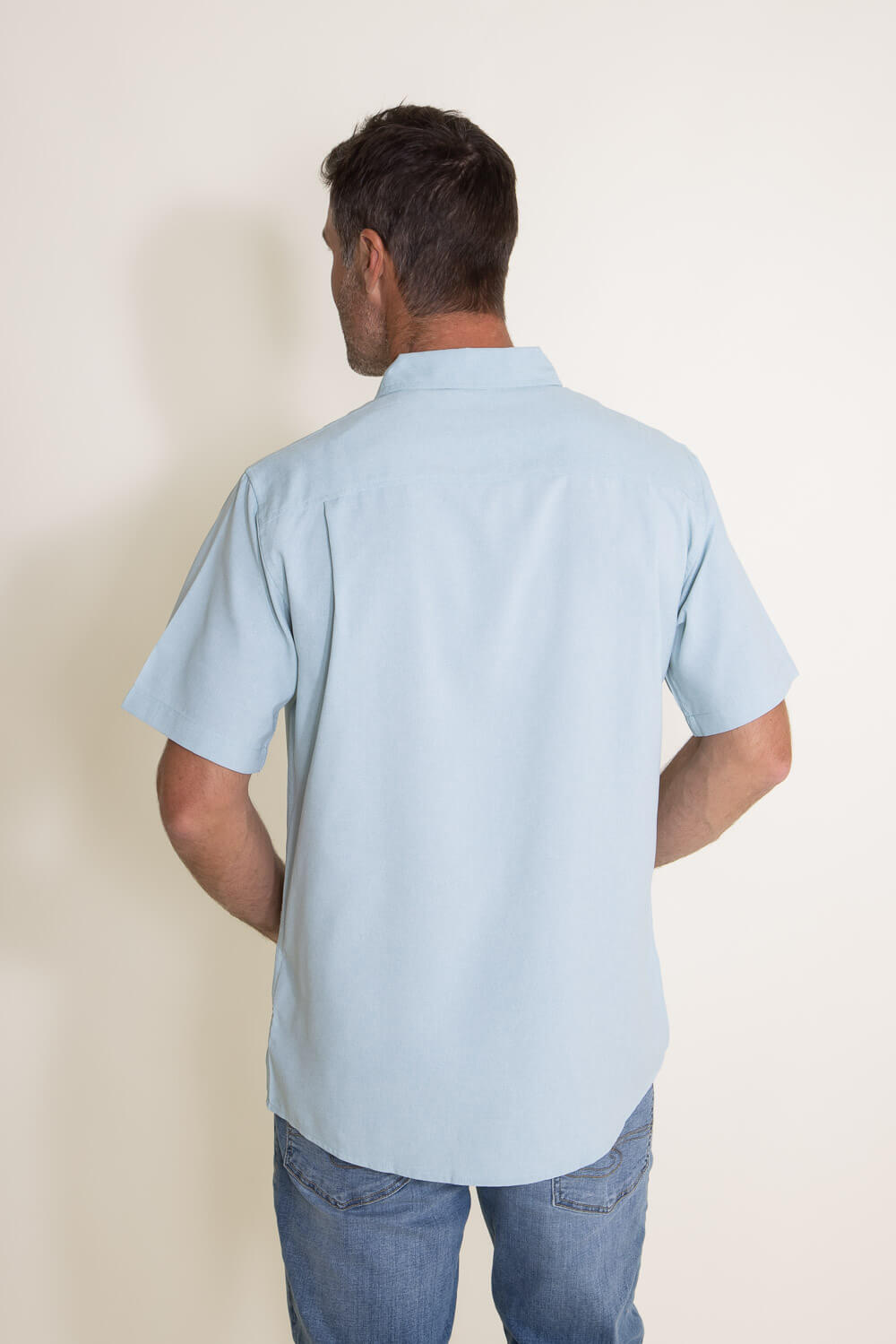 Vintage short sleeve store button up mens