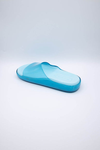 Yellow Box Marana Lucite Slides for Women in Blue