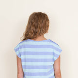 Quiksilver x Stranger Things Lenora Hills Stripped T-Shirt for Women in Lenora Printed Multi