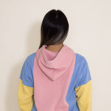 1897 Active Color Block Hoodie for Women in Pink