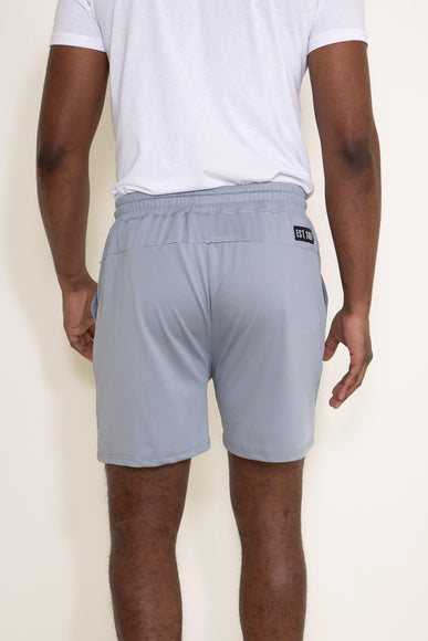 EST. 1897 Left Side Zip Shorts for Men in Grey
