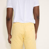 Poplin Volley Shorts for Men in Pale Yellow
