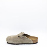 Birkenstock Boston Soft Footbed Clogs for Women in Taupe