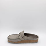 Birkenstock Buckley Nubuck Leather Mules for Women in Grey | 1023649
