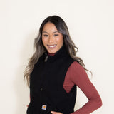 Carhartt Duck Sherpa Lined Vest for Women in Black