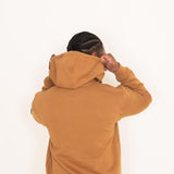 Carhartt Logo Sleeve Hoodie for Men in Brown