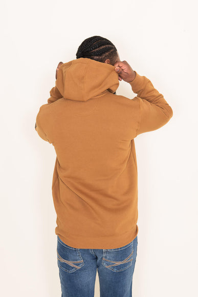 Carhartt Logo Sleeve Hoodie for Men in Brown