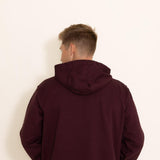 Carhartt Logo Sleeve Hoodie for Men in Port Maroon