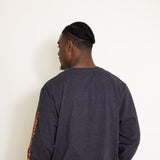 Carhartt Long Sleeve Logo Sleeve Graphic T-Shirt for Men in Carbon Heather