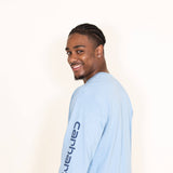 Carhartt Loose Fit Long Sleeve Graphic Tee for Men in Blue