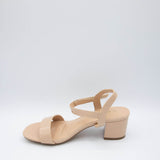 De Blossom Shoes Jamie One Strap Heels for Women in Nude