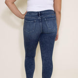 KanCan Temple Mid Rise Ankle Skinny Jeans for Women