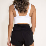 Love Tree Lined Active Shorts for Women in Black
