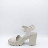 MIA Shoes Ivelisse Lug Platform Heels for Women in Off White | MH1648-OFF WHITE