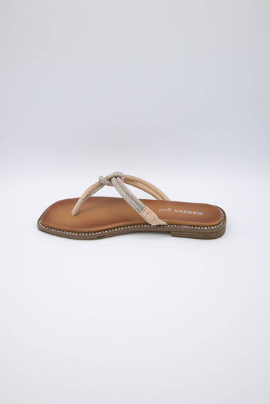 Madden Girl Holis Flip-Flops for Women in Silver