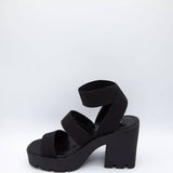 Madden Girl Temple Platform Heels for Women in Black
