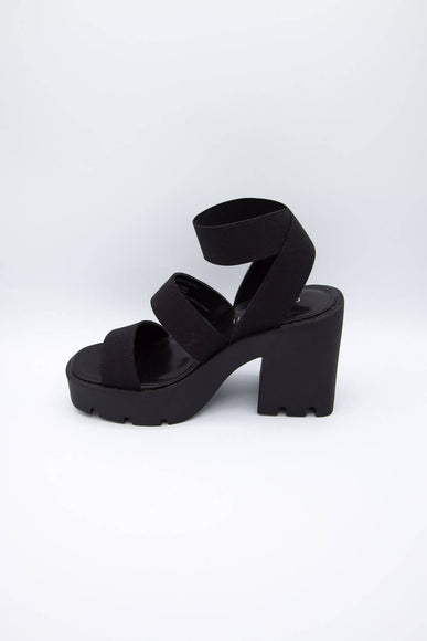 Madden Girl Temple Platform Heels for Women in Black