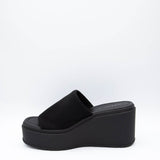 Madden Girl Wesley Platform Wedge Sandals for Women in Black