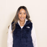 The North Face Mossbud Insulated Reversible Vest for Women in Blue