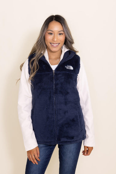 The North Face Mossbud Insulated Reversible Vest for Women in Blue