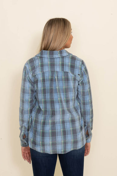 O’Neill Clothing Zuma Superfleece Shacket for Women in Blue