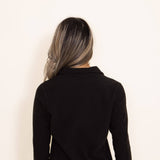 Patagonia Women's Micro D ¼ Zip Fleece in Black
