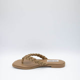 Steve Madden Amily Rhinestone Flip Flops for Women in Bronze
