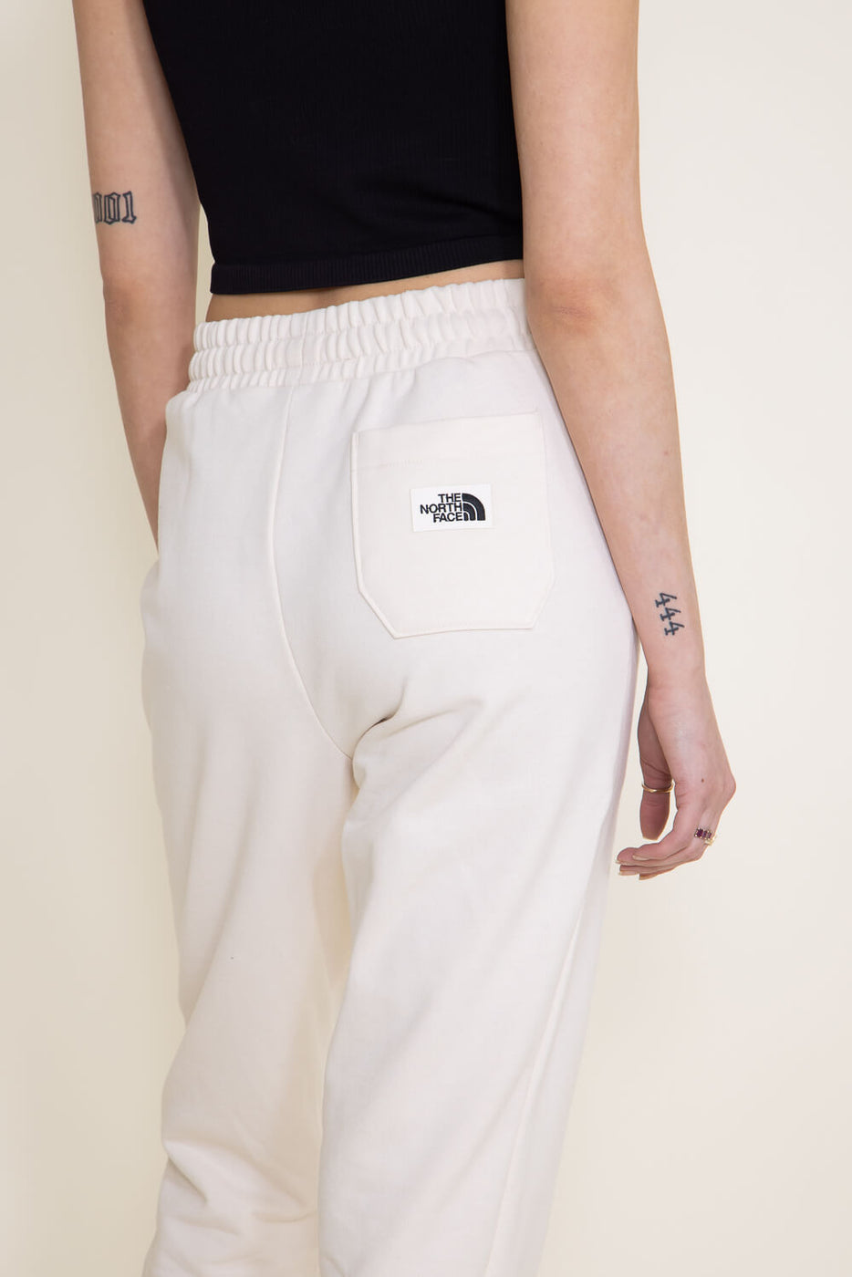 North face white joggers online