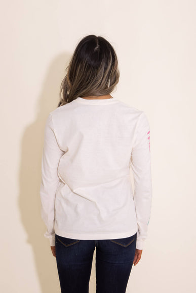 The North Face Long-Sleeve Brand Proud T-Shirt for Women in White