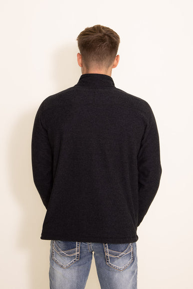 The North Face Textured Cap Rock Quarter Zip for Men in Black