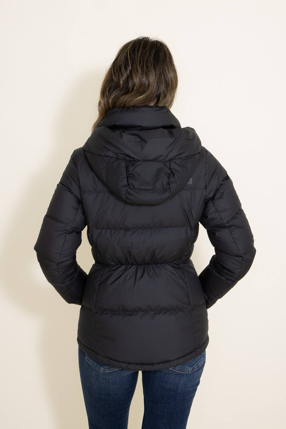 Women's black puffer jackets