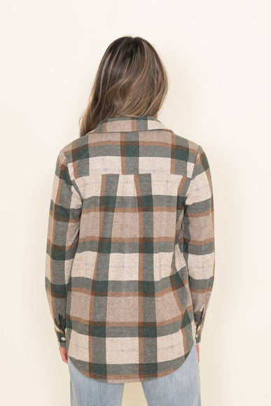Thread & Supply Lewis Button Up Shirt in Green Forest Plaid
