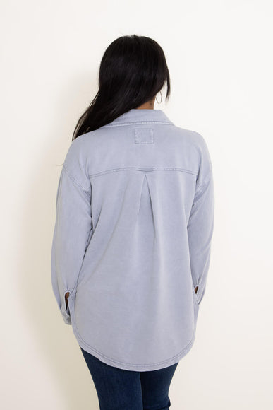 Thread & Supply Cyrus Shacket for Women in Blue