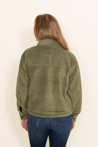 Thread and Supply Auria Trucker Jacket for Women in Green