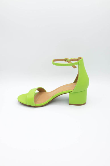Top Moda Darcie Heels for Women in Green
