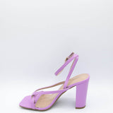 Top Moda Nile Strappy Heels for Women in Purple