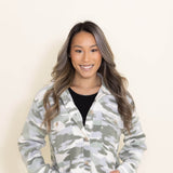 Thread & Supply Tullis Camo Shacket for Women in Green