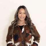 Thread & Supply Tullis Aztec Shacket for Women in Brown