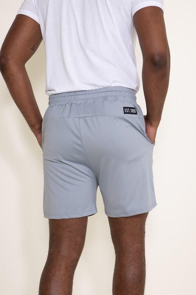 EST. 1897 Left Side Zip Shorts for Men in Grey