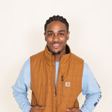 Carhartt Light Weight Insulated Vest for Men in Brown