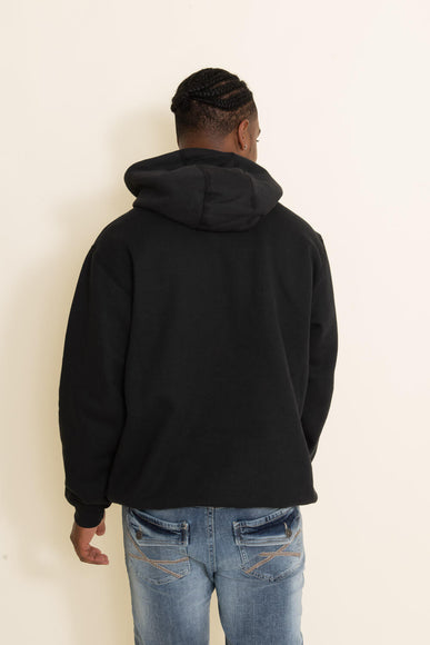 Carhartt Midweight Camo Logo Graphic Hoodie for Men in Black