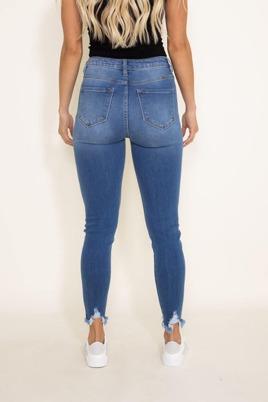 KanCan Shark Bite Ankle Jeans for Women