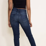 Silver Jeans Suki Mid Rise Button Fly Skinny Crop Jeans for Women